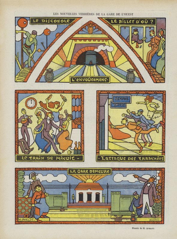 Ilustración para Le Rire de Henri Avelot