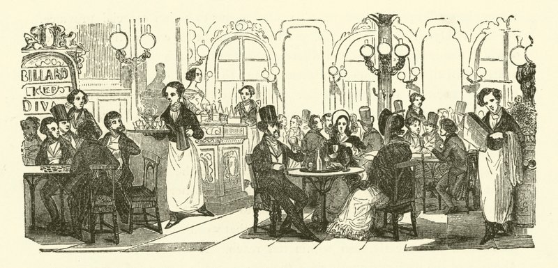 El camarero de la cafetería de Henri Bonaventure (after) Monnier