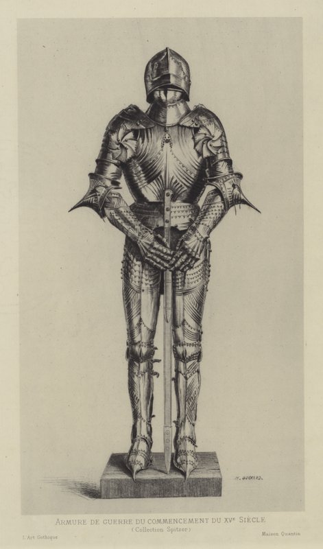 Armadura, principios del siglo XV de Henri Charles Guérard