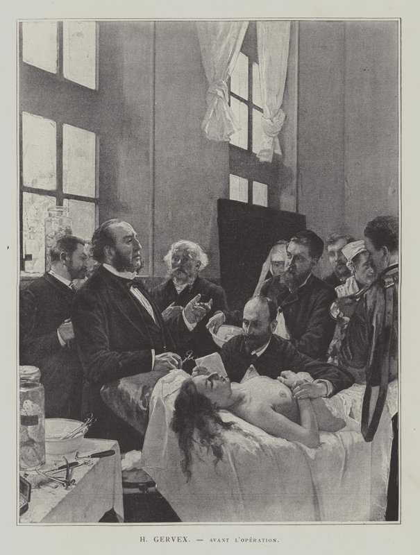 Antes de la operación de Henri Gervex