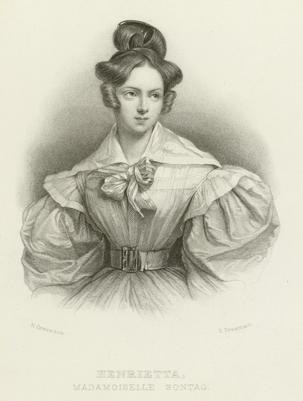 Henrietta, Mademoiselle Sontag de Henri Grevedon