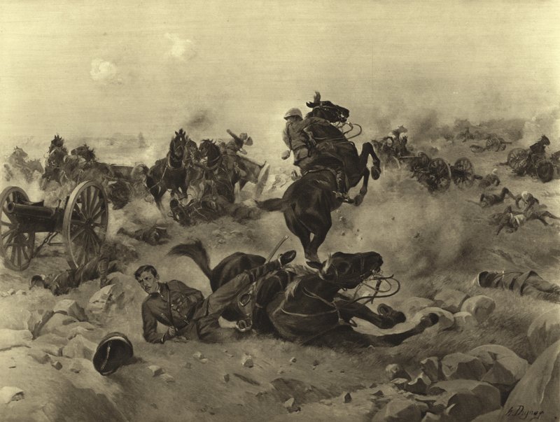 Batalla de Colenso, 1899 (gravura) de Henri Louis Dupray