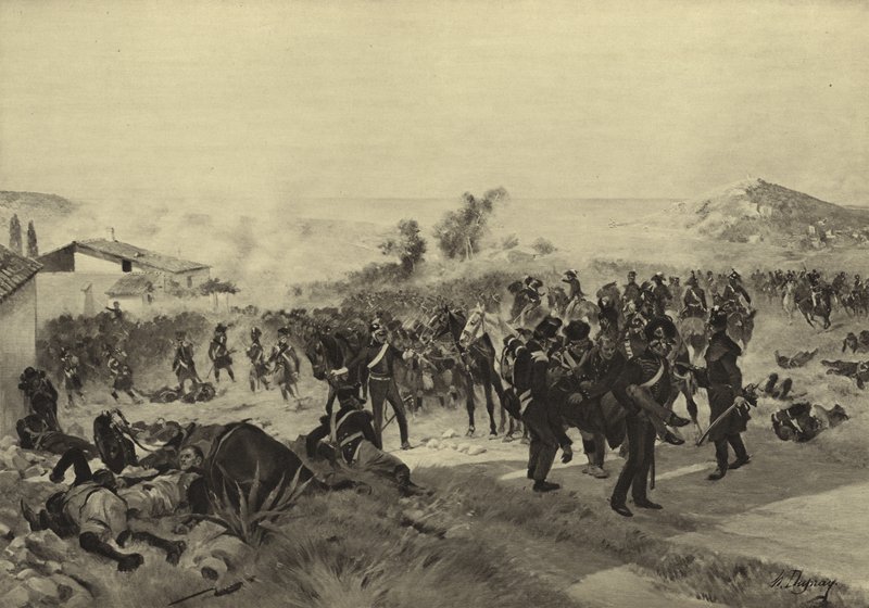 Batalla de La Coruña, 1809 de Henri Louis Dupray