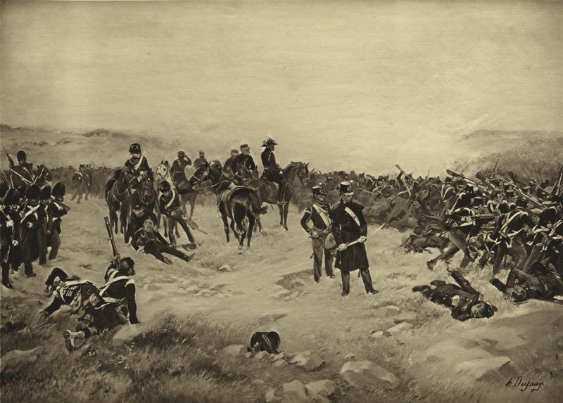 Batalla de Inkerman, 1854 de Henri Louis Dupray