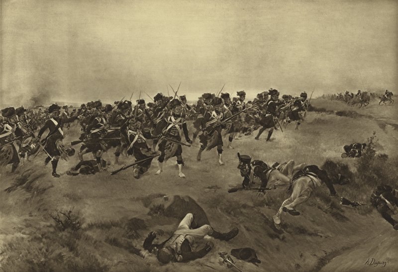 Batalla de Quatre Bras, 1815 de Henri Louis Dupray