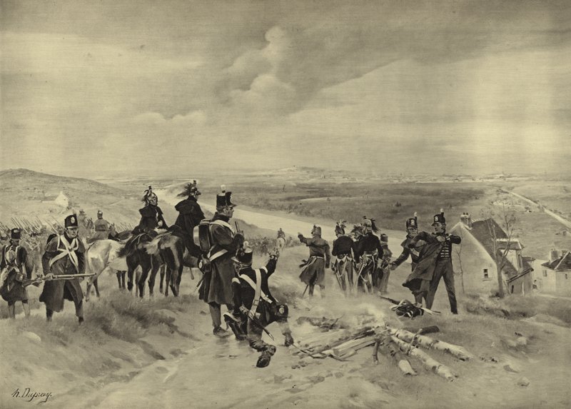 Batalla de St Cloud, 1814 de Henri Louis Dupray