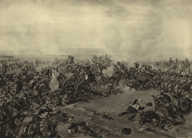 Batalla de Waterloo, 1815 de Henri Louis Dupray