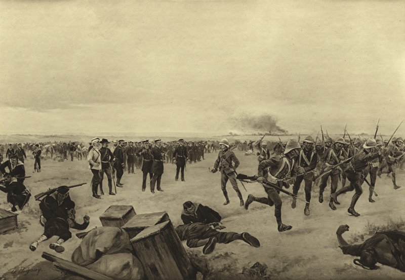 Defensa de la Legación China, 1900 de Henri Louis Dupray