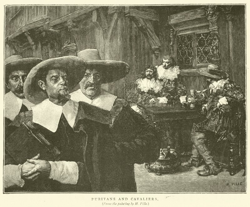 Puritanos y caballeros de Henri Pille