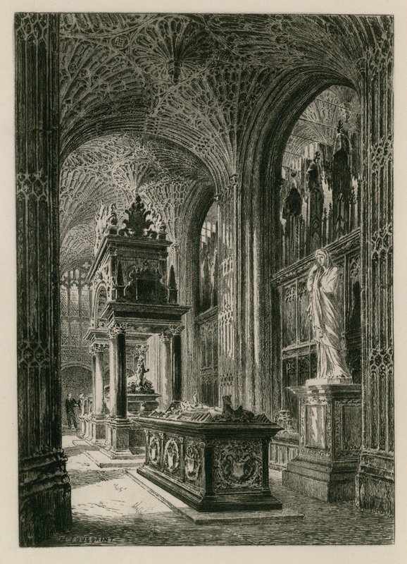 Interior de la Abadía de Westminster de Henri Toussaint