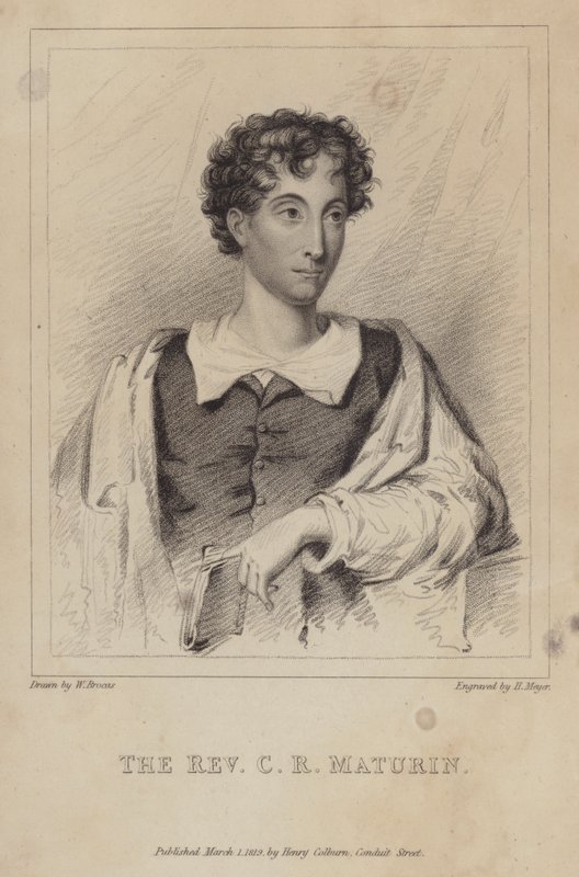Charles Robert Maturin, clérigo protestante irlandés; novelista y dramaturgo de Henri after Meyer