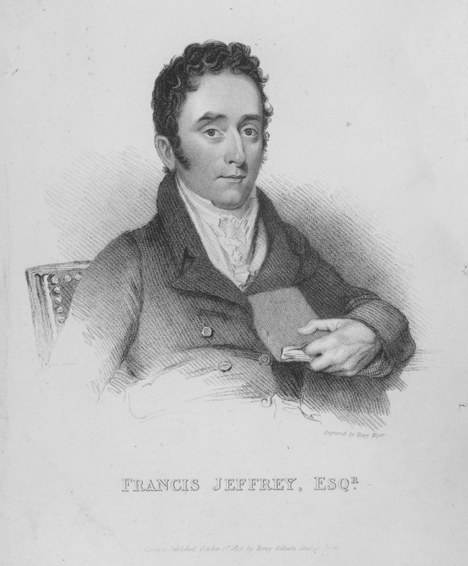 Francis Jeffrey, Lord Jeffrey, juez escocés, crítico literario y editor de la Edinburgh Review de Henri after Meyer