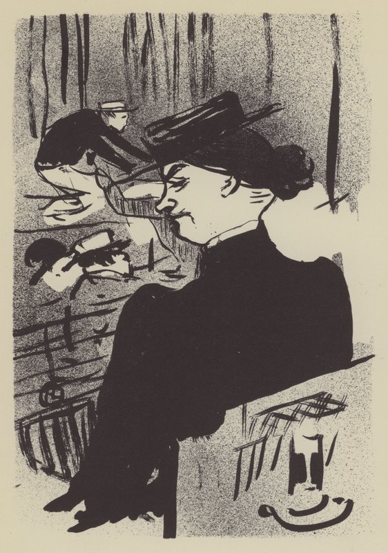 Una espectadora de Henri de Toulouse Lautrec