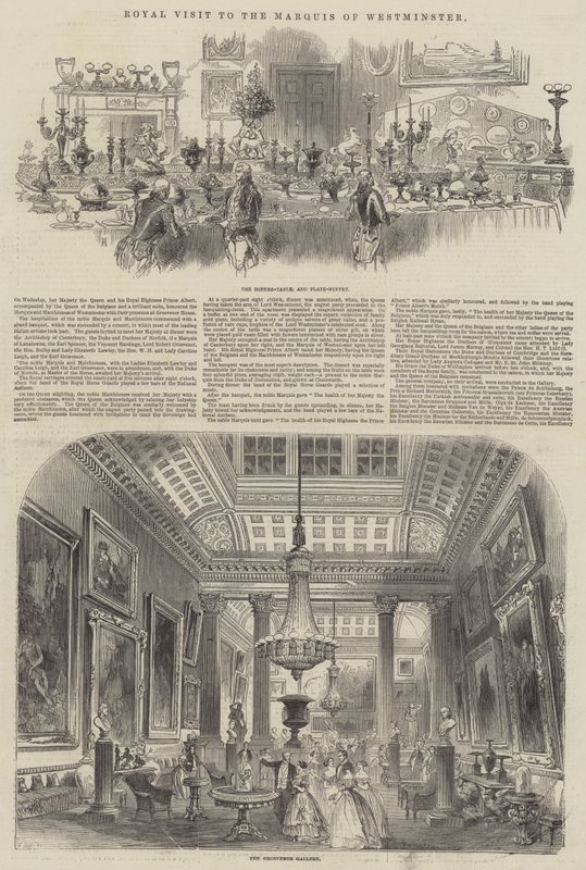 Visita real al marqués de Westminster de Henry Anelay