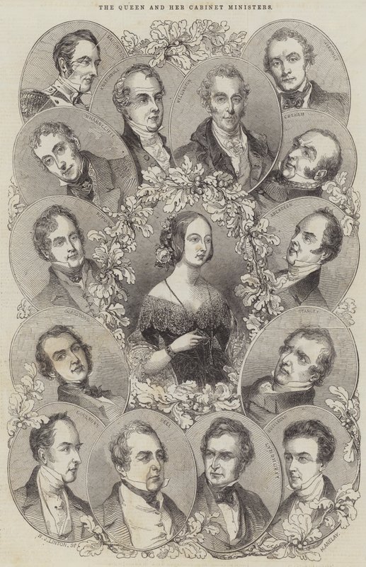 La Reina y sus ministros del gabinete de Henry Anelay