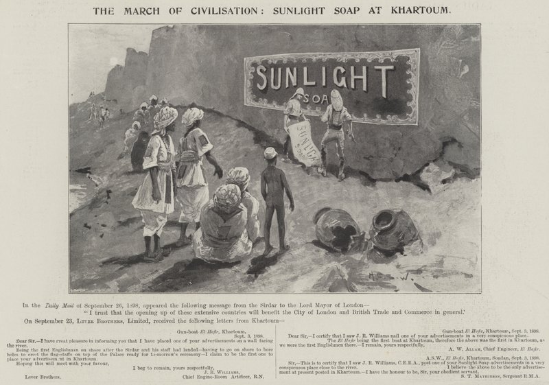 Anuncio, Sunlight Soap de Henry Charles Seppings Wright