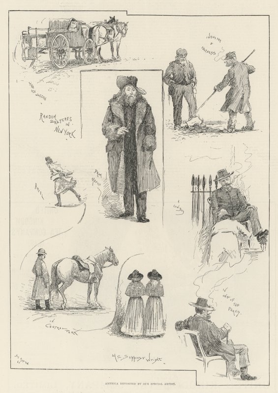 América revisitada por nuestro artista especial de Henry Charles Seppings Wright