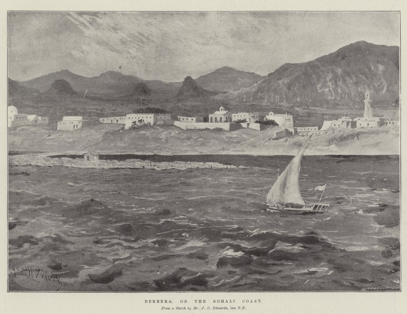 Berbera, en la costa somalí de Henry Charles Seppings Wright