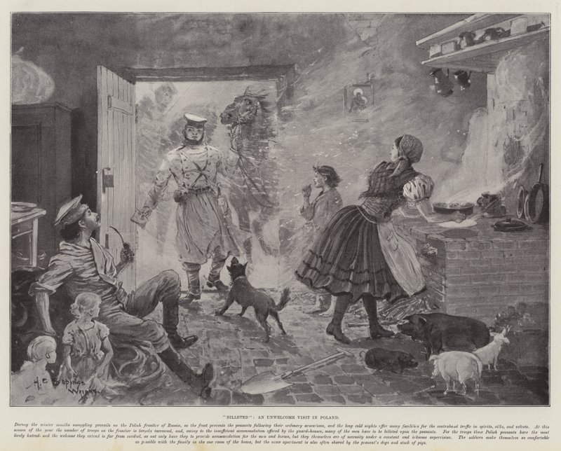 Alojado, una Visita No Deseada en Polonia de Henry Charles Seppings Wright