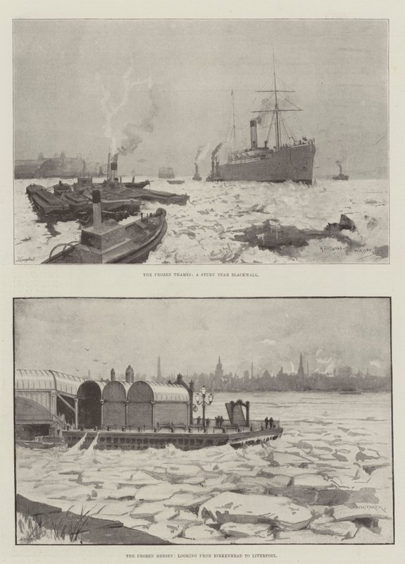 Ríos congelados de Henry Charles Seppings Wright