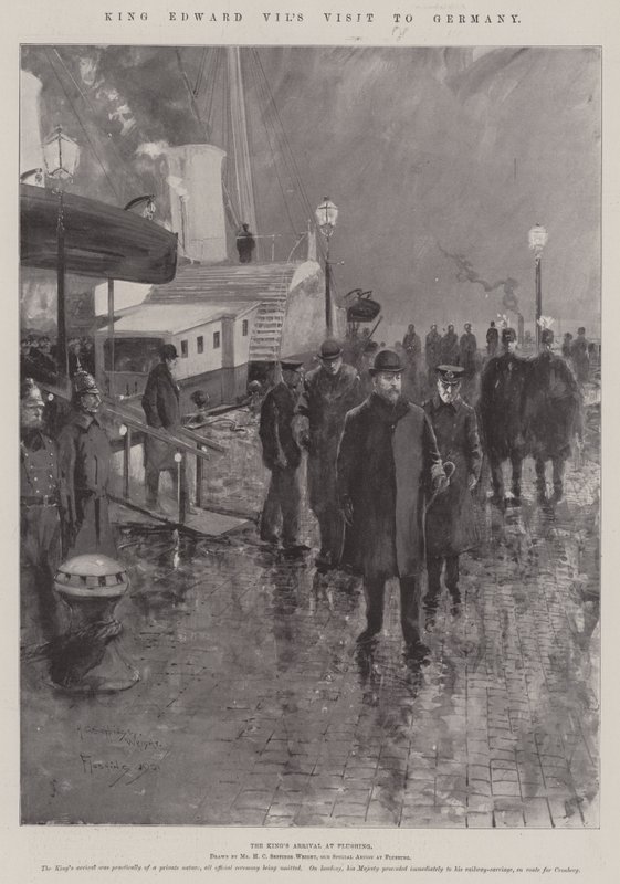 Visita del Rey Eduardo VII a Alemania de Henry Charles Seppings Wright