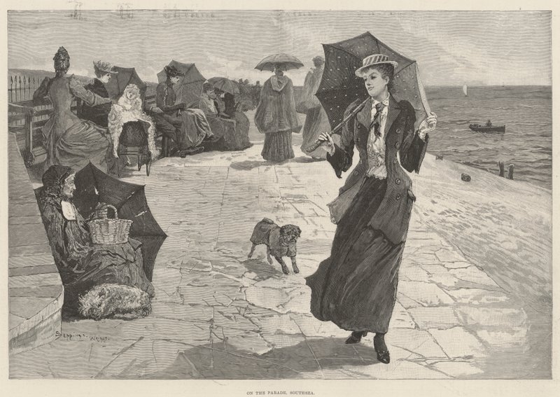 En el Desfile, Southsea de Henry Charles Seppings Wright