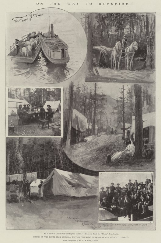 En camino a Klondike de Henry Charles Seppings Wright