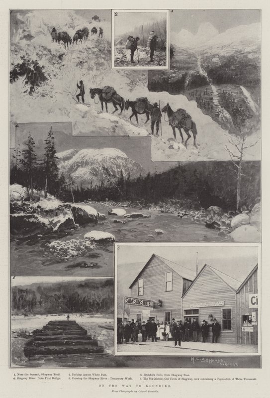 En camino a Klondike de Henry Charles Seppings Wright