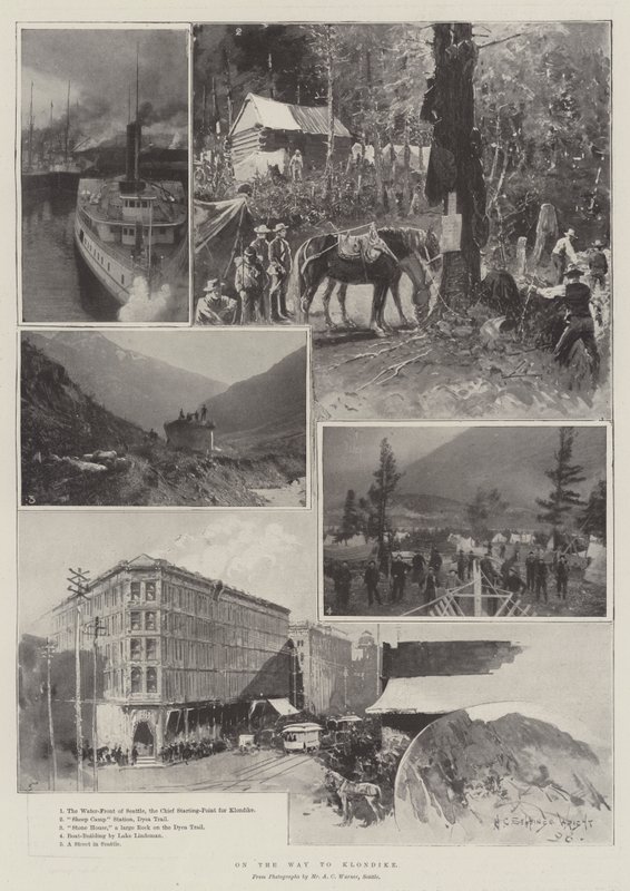 En camino a Klondike de Henry Charles Seppings Wright