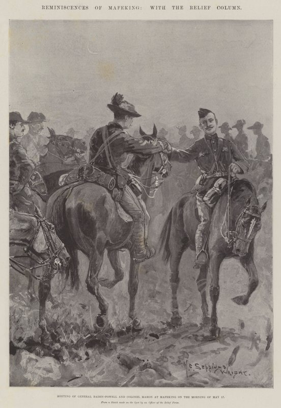 Reminiscencias de Mafeking, con la columna de alivio de Henry Charles Seppings Wright