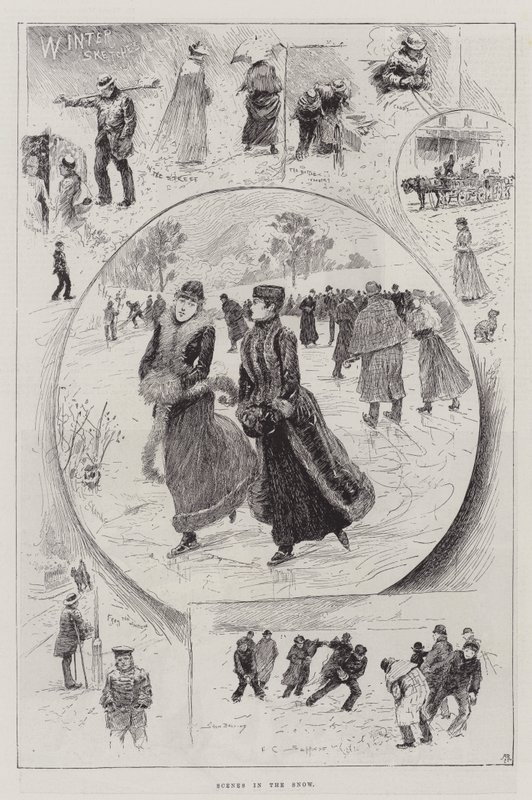 Escenas en la Nieve de Henry Charles Seppings Wright