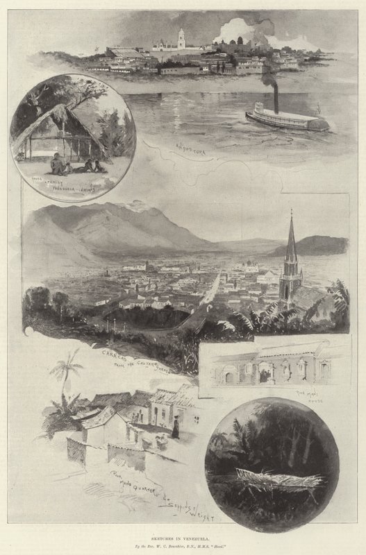 Bocetos en Venezuela de Henry Charles Seppings Wright