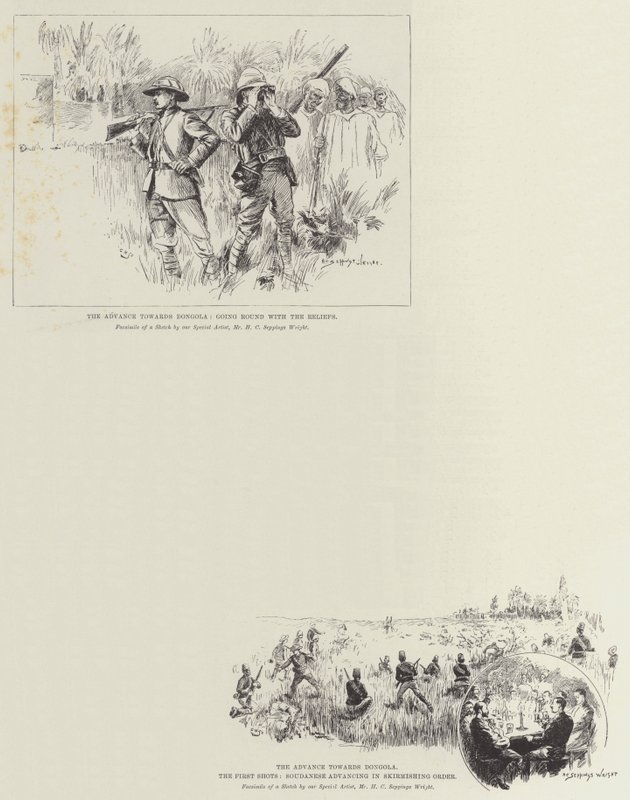 Bocetos de la Guerra Mahdista de Henry Charles Seppings Wright