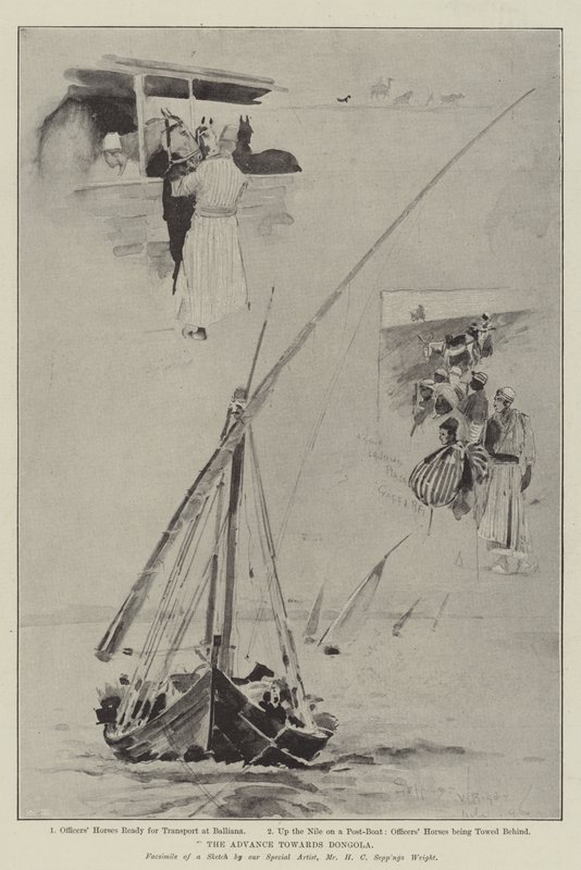 El avance hacia Dongola de Henry Charles Seppings Wright