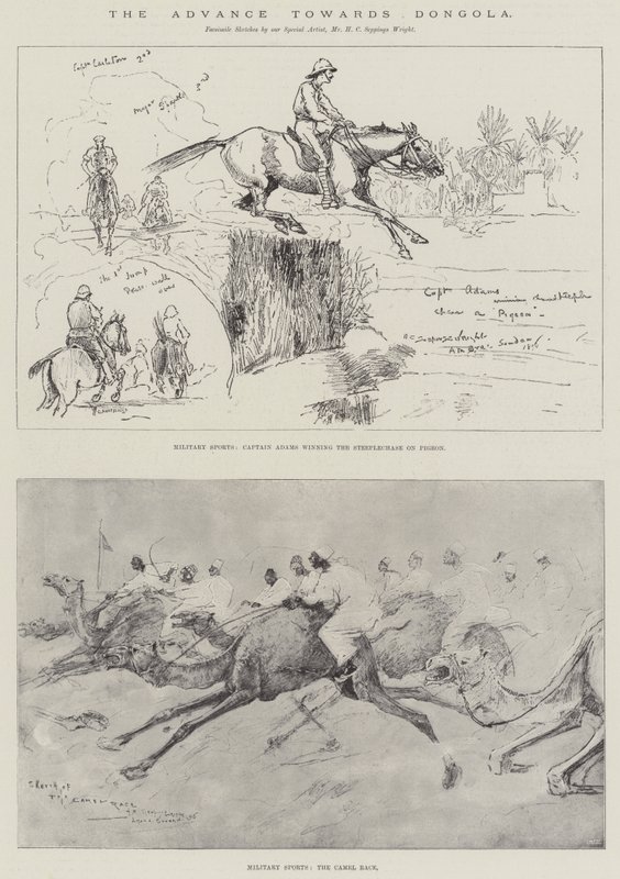 El avance hacia Dongola de Henry Charles Seppings Wright