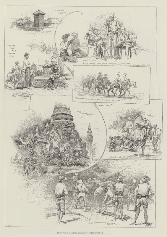 La Policía Civil o Nativa de Alta Birmania de Henry Charles Seppings Wright