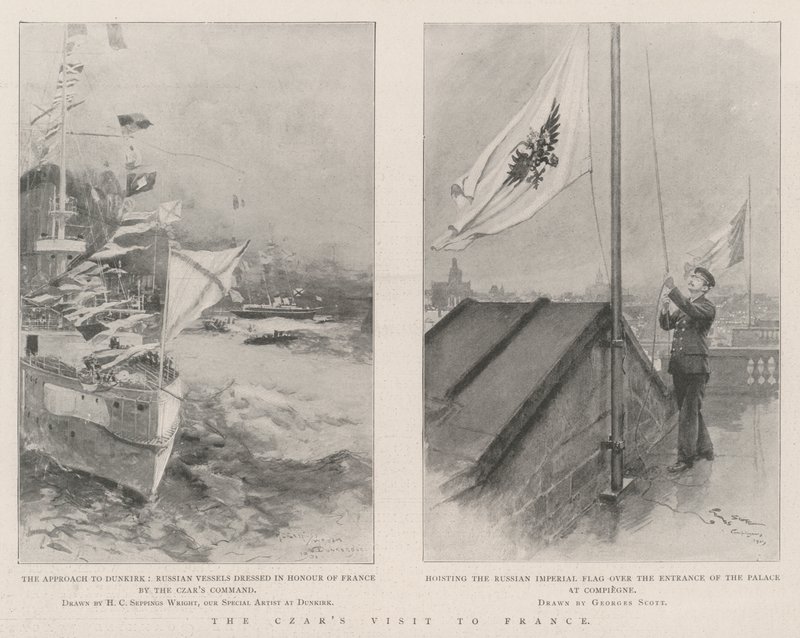 La visita del Zar a Francia de Henry Charles Seppings Wright
