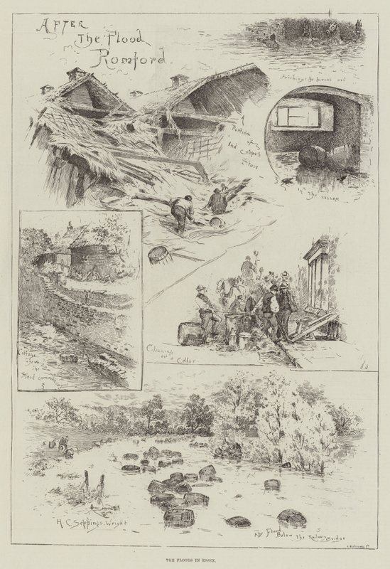 Las inundaciones en Essex de Henry Charles Seppings Wright