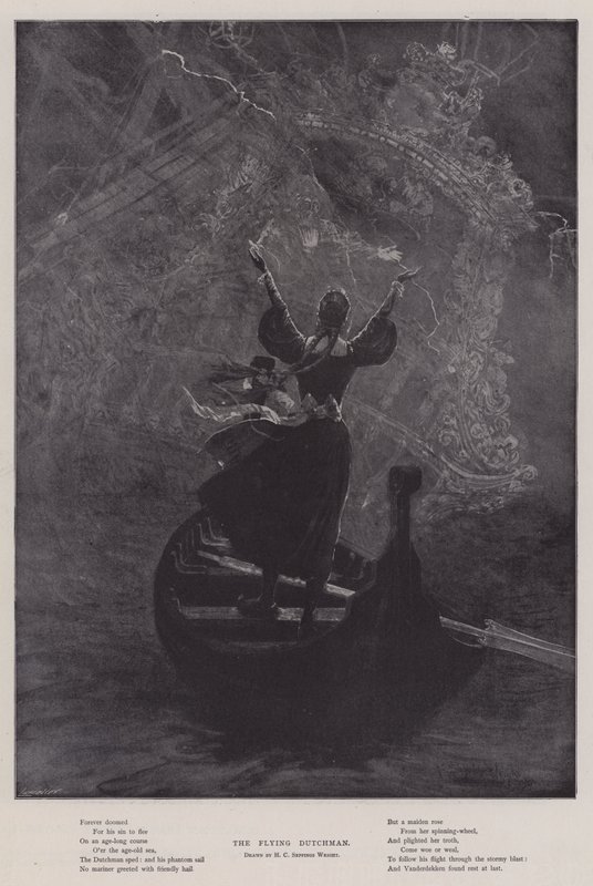 El holandés errante de Henry Charles Seppings Wright