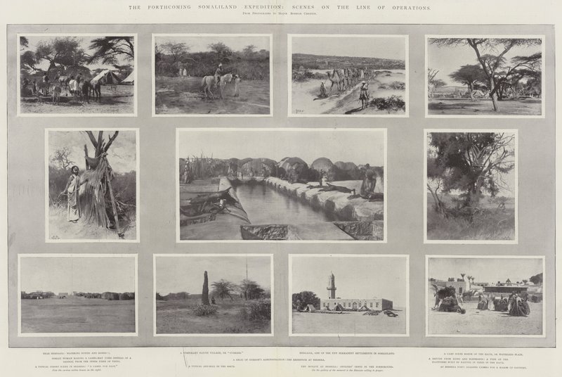 La Próxima Expedición a Somalilandia, Escenas en la Línea de Operaciones de Henry Charles Seppings Wright