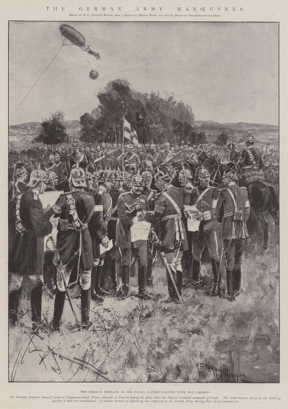 Las maniobras del ejército alemán de Henry Charles Seppings Wright