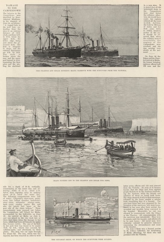 La Pérdida del Victoria de Henry Charles Seppings Wright