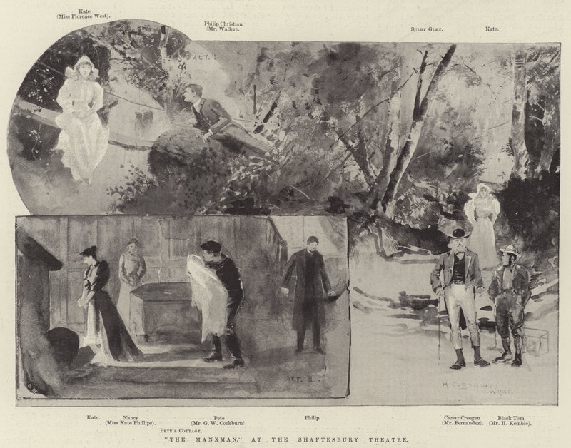 El Manxman, en el Teatro Shaftesbury de Henry Charles Seppings Wright