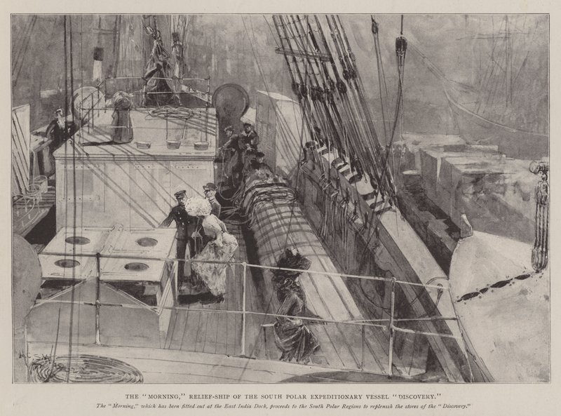 La Mañana, Barco de Socorro de la Expedición Polar del Sur Discovery de Henry Charles Seppings Wright