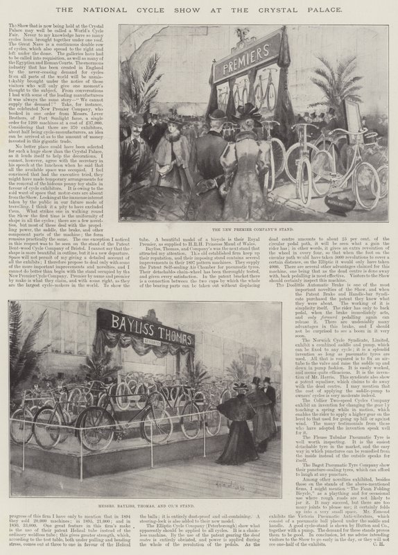 La Exposición Nacional de Ciclismo en el Palacio de Cristal de Henry Charles Seppings Wright