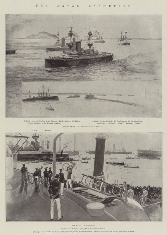 Las maniobras navales de Henry Charles Seppings Wright