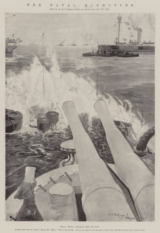 Las Maniobras Navales de Henry Charles Seppings Wright