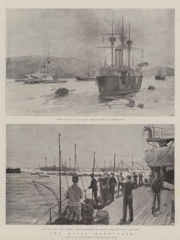 Las maniobras navales de Henry Charles Seppings Wright