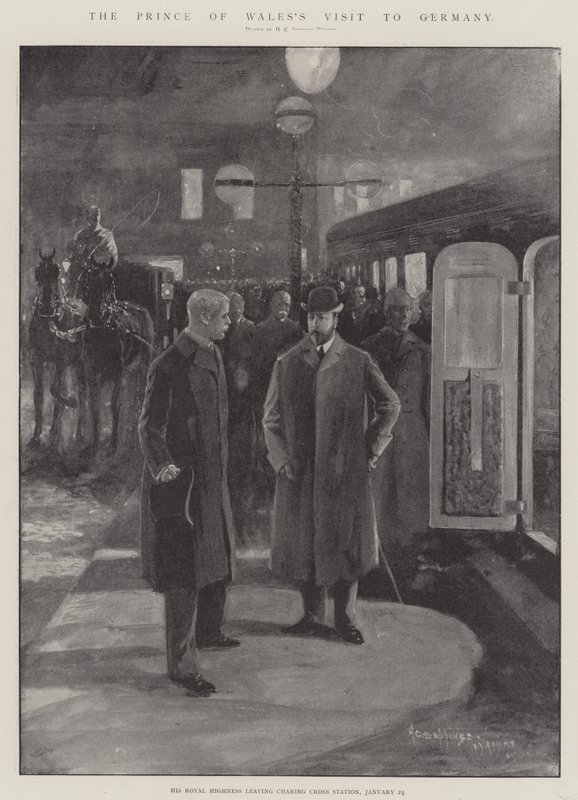 La visita del Príncipe de Gales a Alemania de Henry Charles Seppings Wright