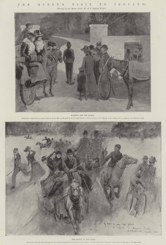 La Visita de la Reina a Irlanda de Henry Charles Seppings Wright